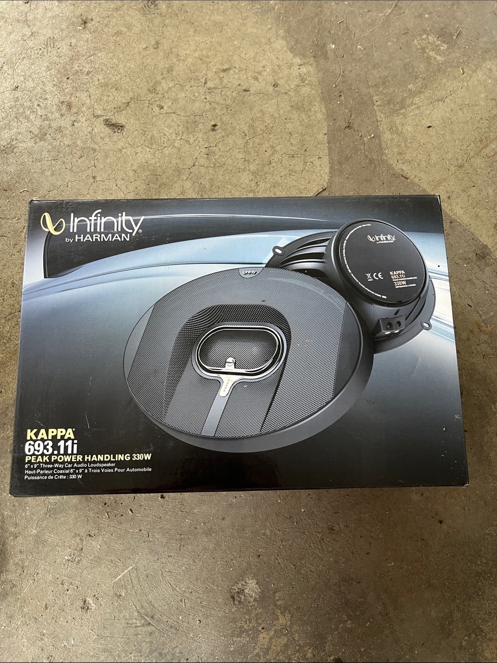 New Infinity Kappa 693.11I 220W 6 x 9 Inches 3-Way Kappa Series Coaxial Speakers